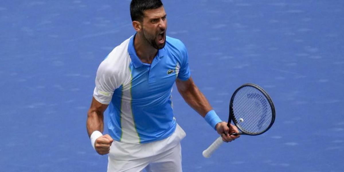 Djokovic sobrevive al horno del US Open y bate otro gran récord de Federer