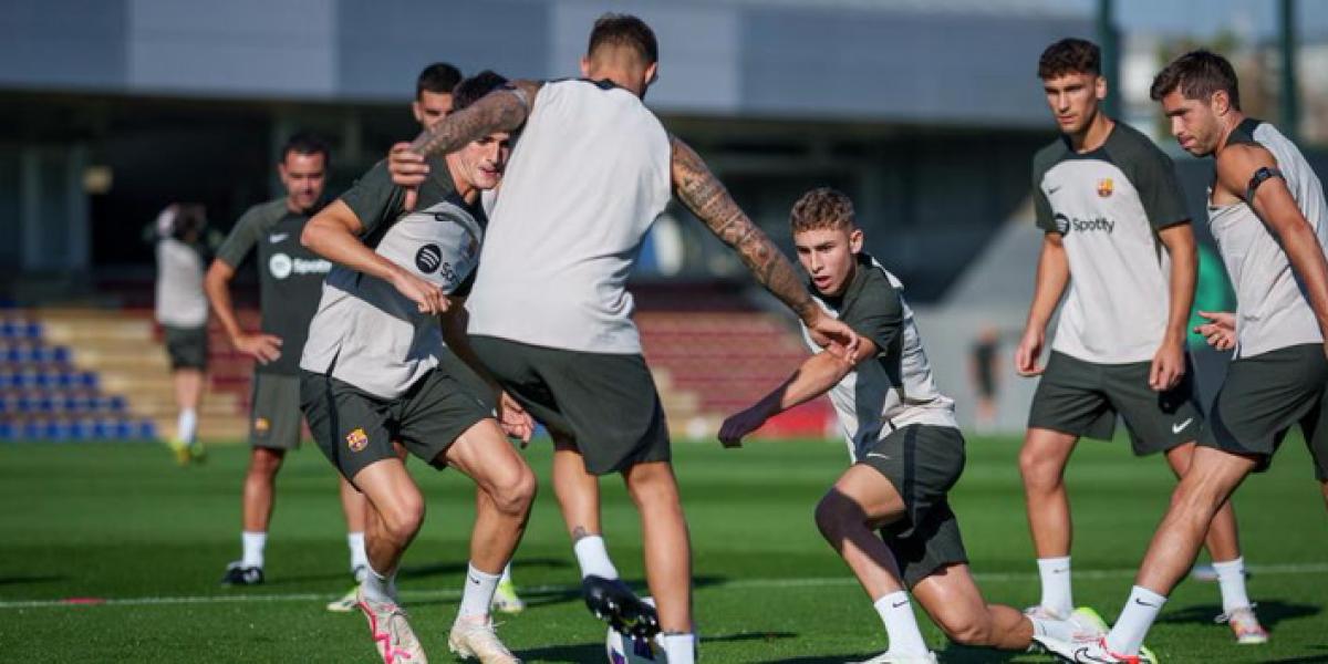 Entreno con partidillo con el filial y tres días libres