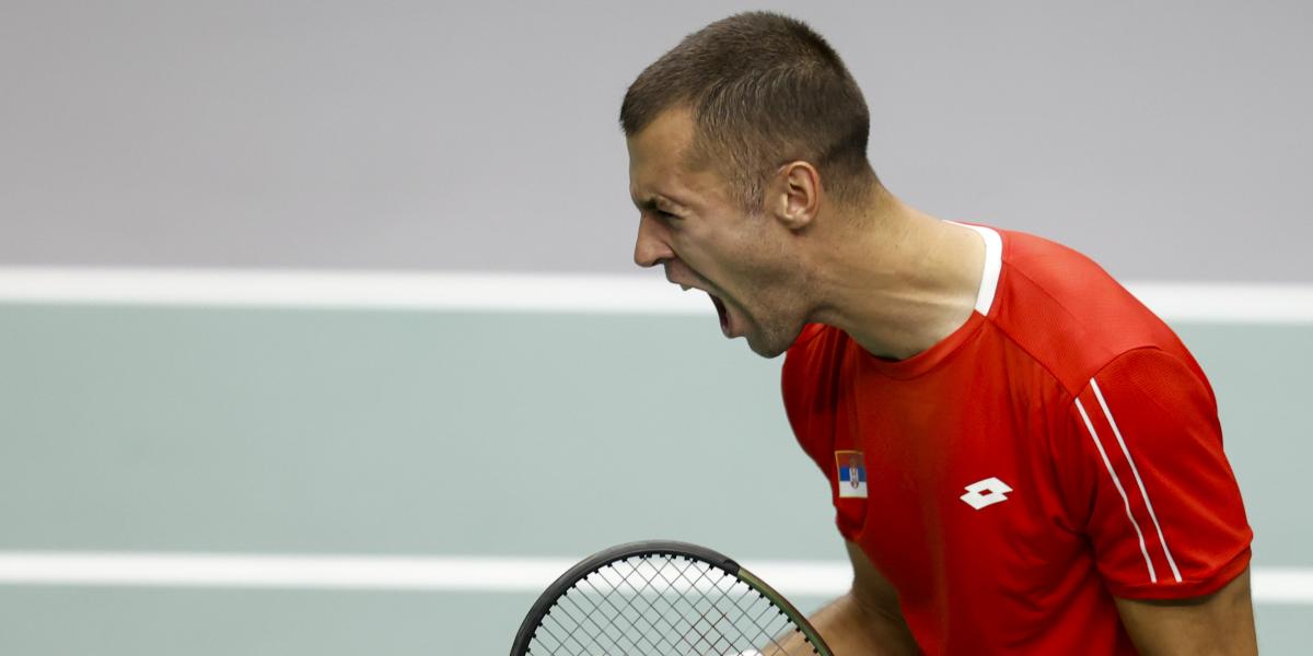 Serbia, aún sin Djokovic, gana a Corea del Sur en el grupo de España