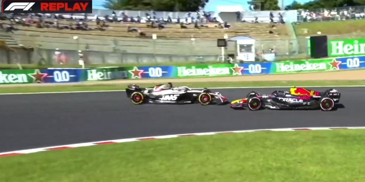 Desastre para Checo Pérez en el GP de Japón de F1