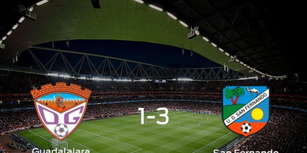 1-3: El San Fernando se impone en el estadio del Guadalajara