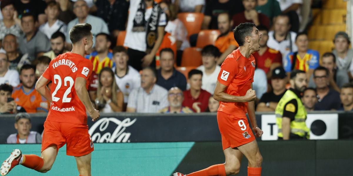 Así ha sido Valencia 0-1 Real Sociedad, en directo | Partido de LaLiga EA Sports en vivo