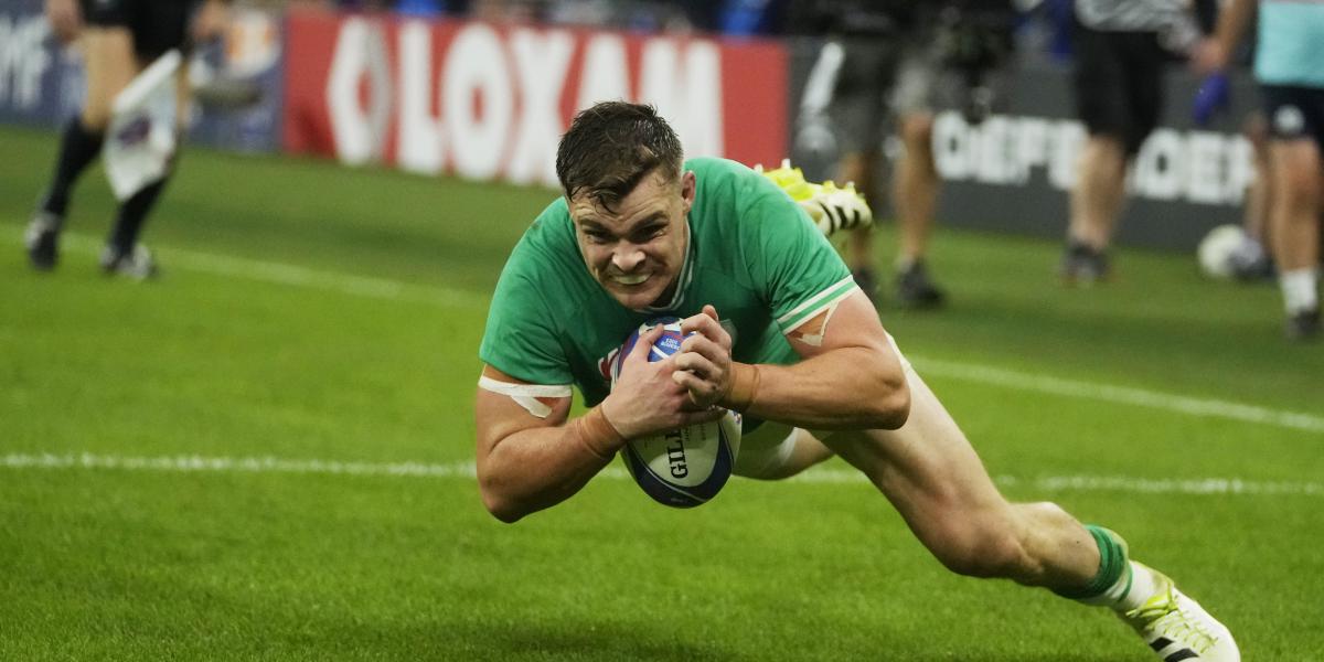 36-14: Gran victoria de Irlanda ante Escocia, que se medirá a Nueva Zelanda en los cuartos de final