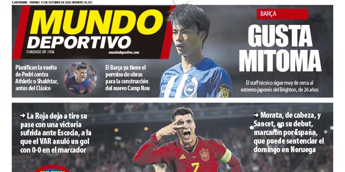 La victoria de España y el fichaje de Márquez por Ducati, en las portadas