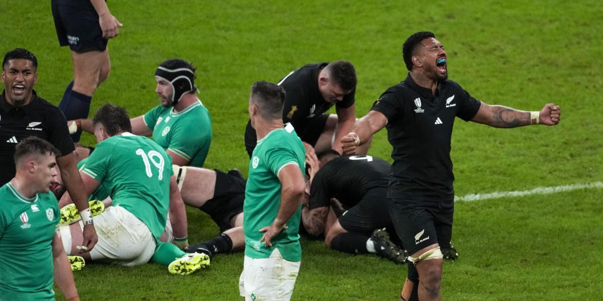 24-28: Nueva Zelanda tumba a Irlanda y se medirá en semis del Mundial a Argentina