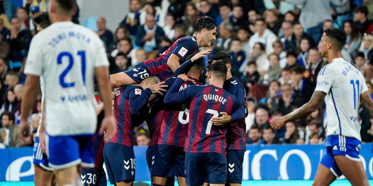 El Eibar remonta dos goles y se lleva una gran victoria en Zaragoza