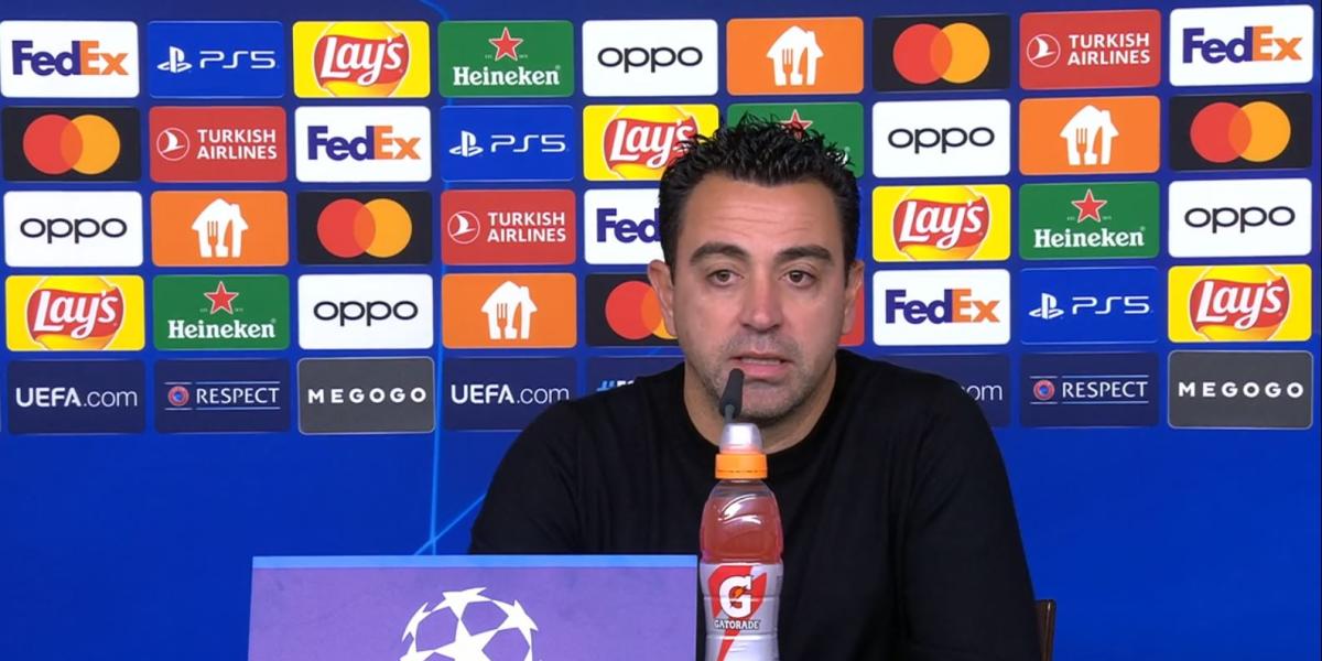 Xavi se mostró contrariado tras la derrota ante el Shakhtar