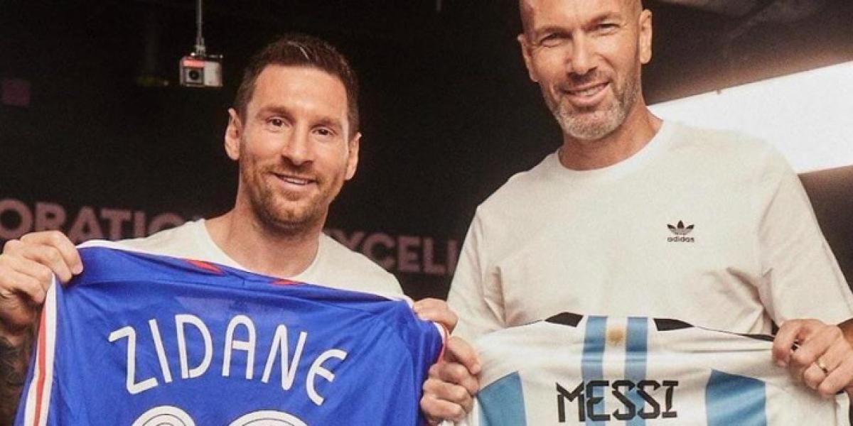 Charla entre Zinedine Zidane y Leo Messi para Adidas desde Miami