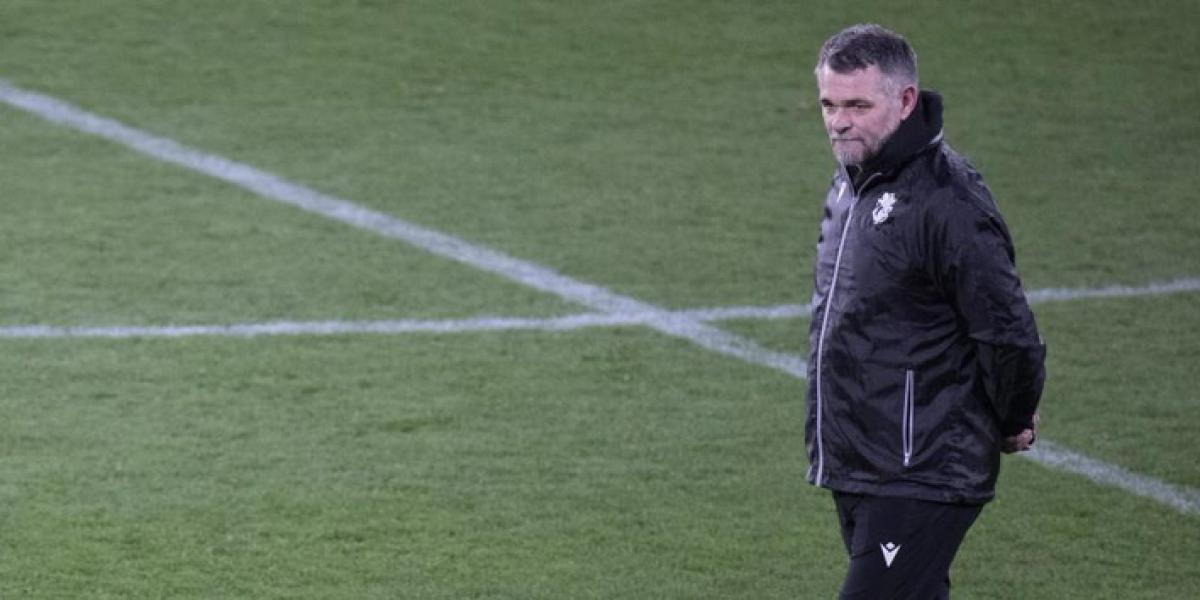 Entrenamiento de Georgia previo al partido ante España