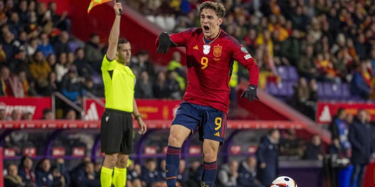 Lesión de Gavi ante Georgia con España