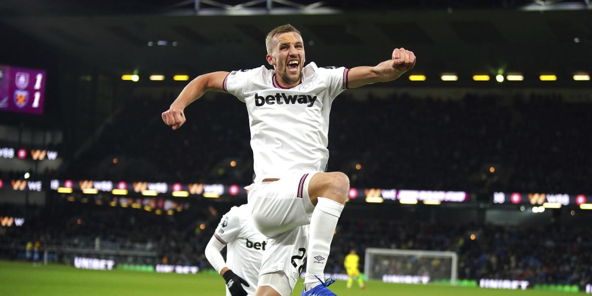 El West Ham remonta en el tramo final y hunde al Burnley
