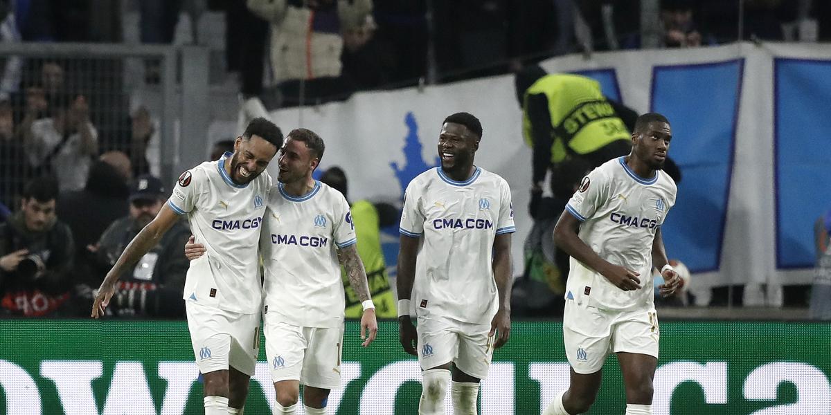 4-3: Aubameyang clasifica al Marsella con un hattrick