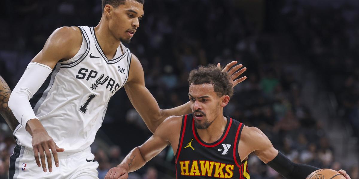 Trae Young brilla con luz propia para hundir un poco más los Spurs de Wembanyama