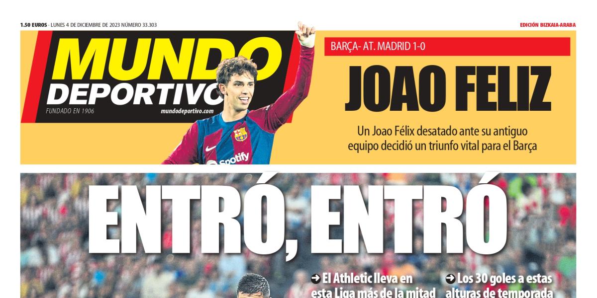 Portada de MD Bizkaia-Araba de hoy lunes