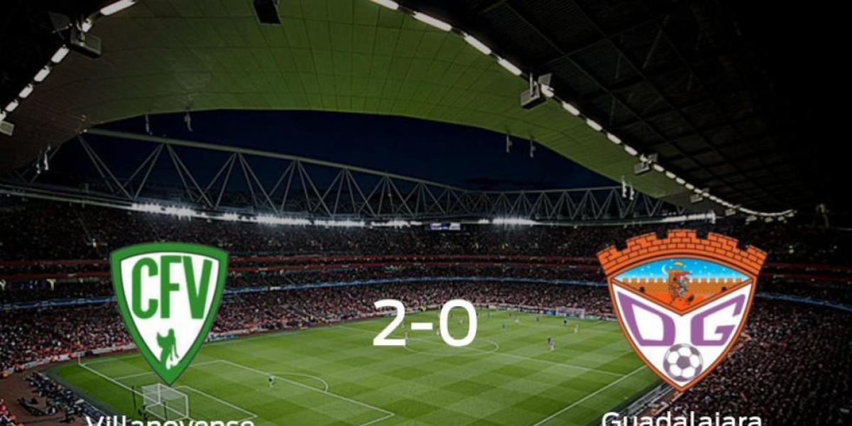 Triunfo del Villanovense por 2-0 frente al Guadalajara