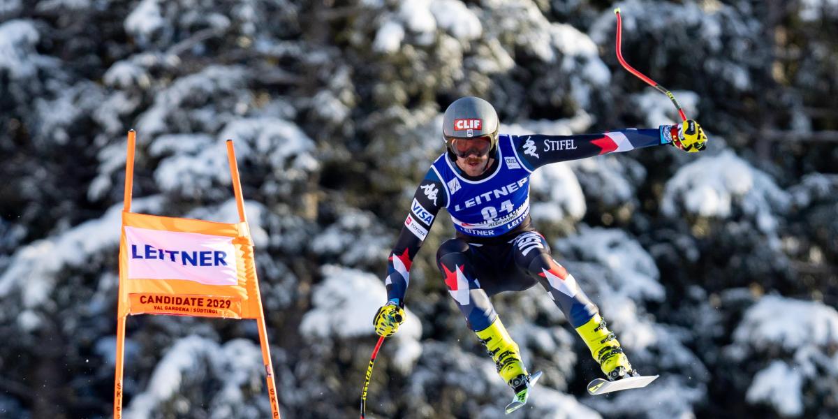 El americano Bryce Bennett sorprende a los favoritos en Val Gardena