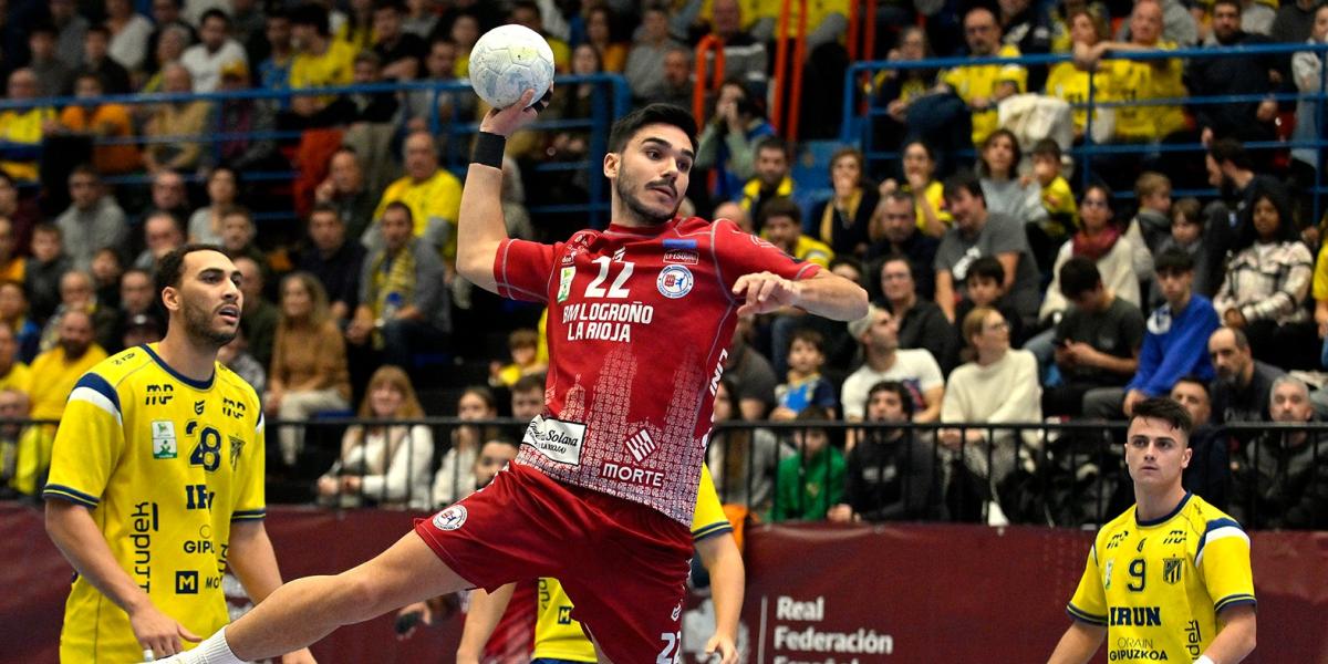 27-28. El Logroño tumba al Bidasoa y pasa a la final de la Copa de España