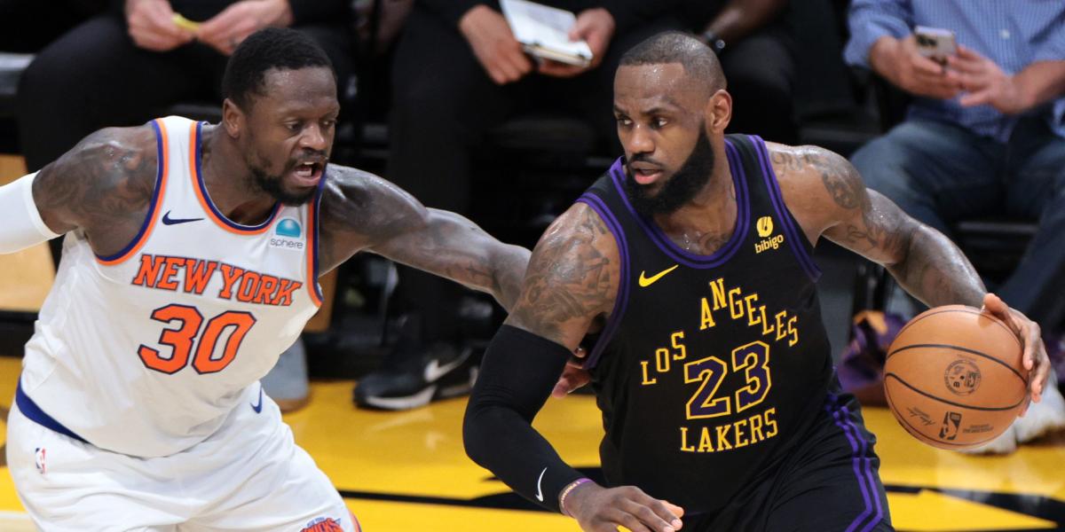 Los Lakers alzan el banner de la Copa pero los Knicks les hunden la fiesta