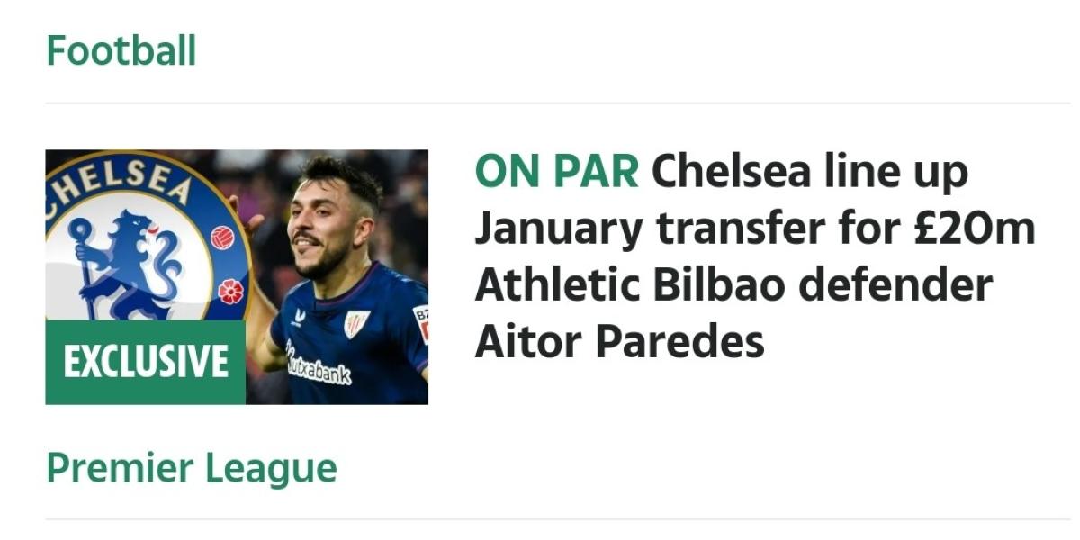 Sitúan a un jugador del Athletic en la órbita del Chelsea