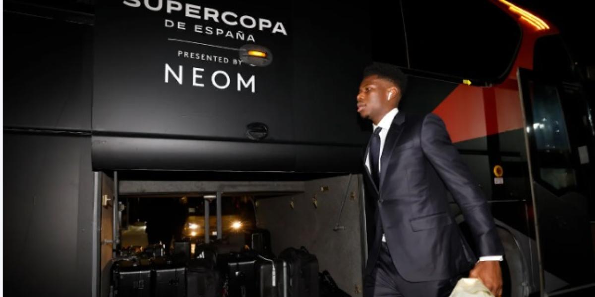 Así fue la llegada del Real Madrid a Arabia