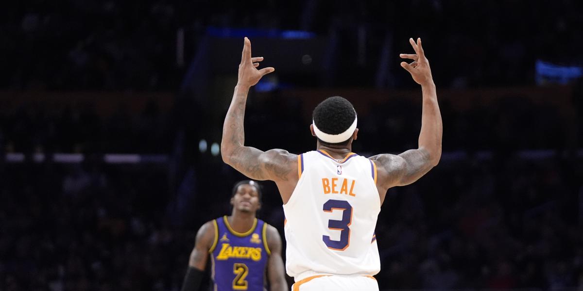 Bradley Beal ya brilla con los Phoenix Suns y aplasta a Los Angeles Lakers