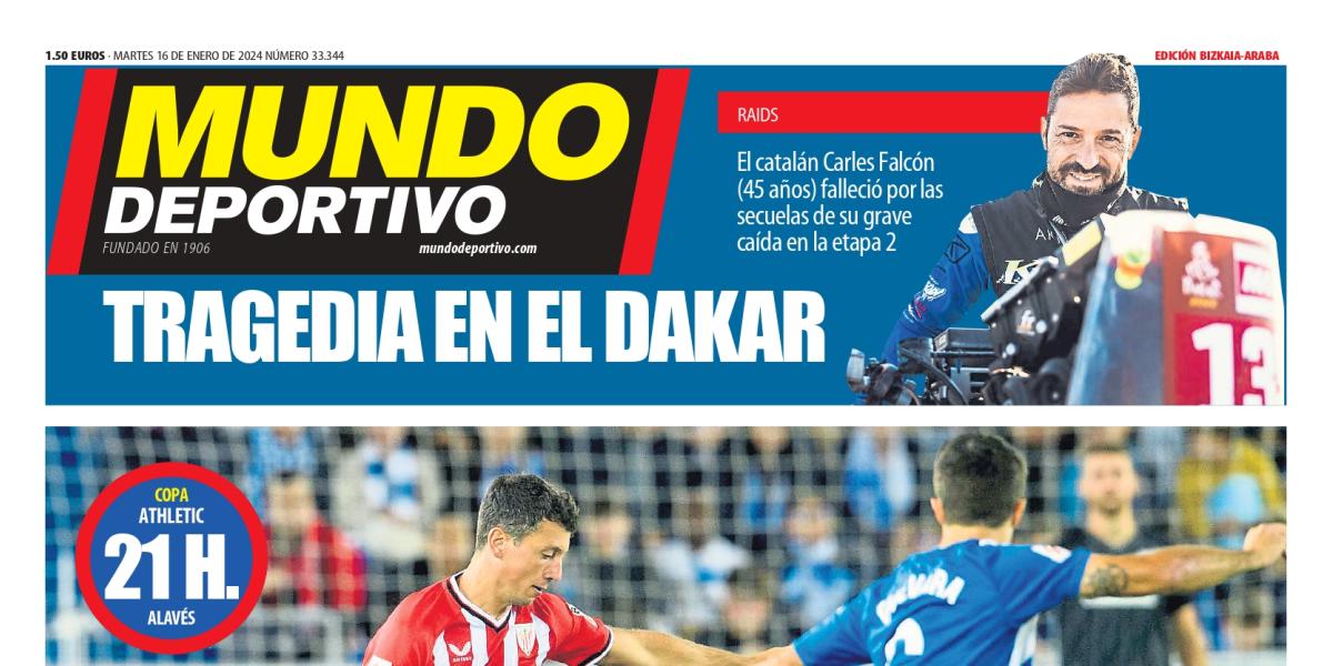 Portada de MD Bizkaia-Araba de hoy martes
