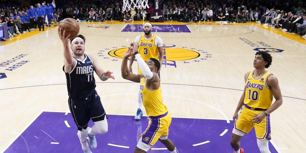 Luka Doncic vuelve a jugar pero su enésimo recital no evita la victoria de los Lakers