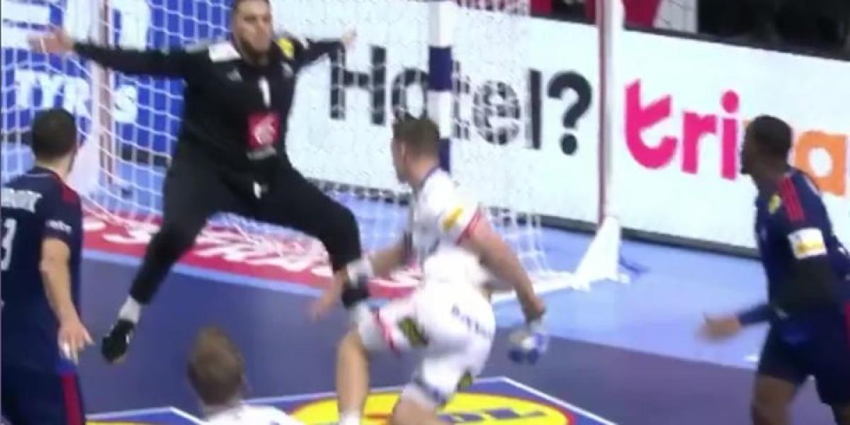 La maravilla técnica de Odinn Thor que se postula a mejor gol del Europeo de balonmano
