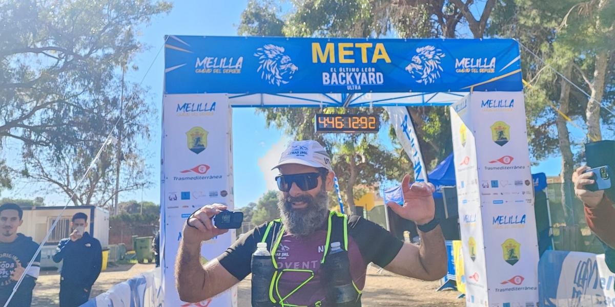 214 kilómetros en 31 horas: así ganó Javier Martin Losada el Backyard Ultra de Melilla