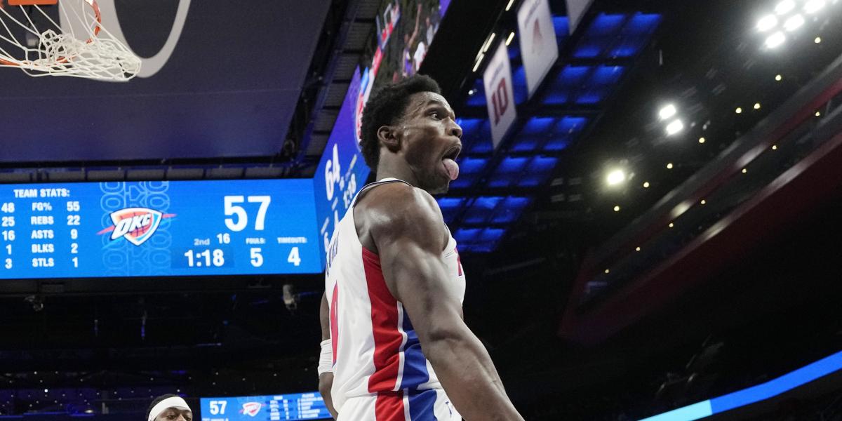 ¡Paliza de los Pistons al líder del Oeste!