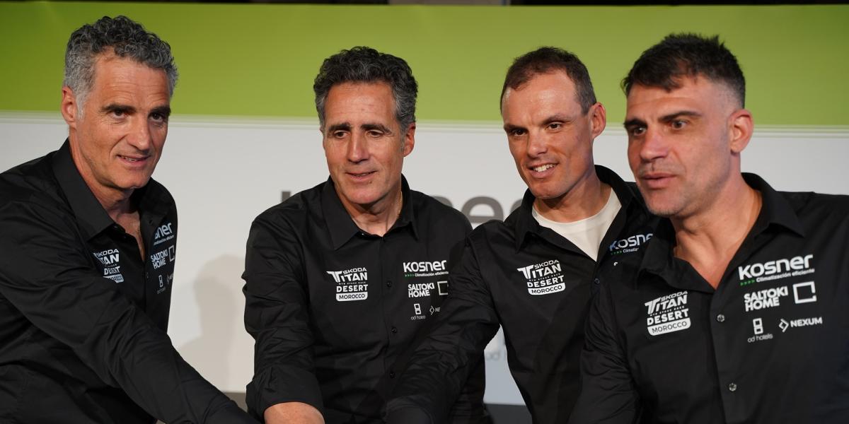 Miguel Induráin repite en la Titan Desert al frente del equipo Kosner Saltoki Home