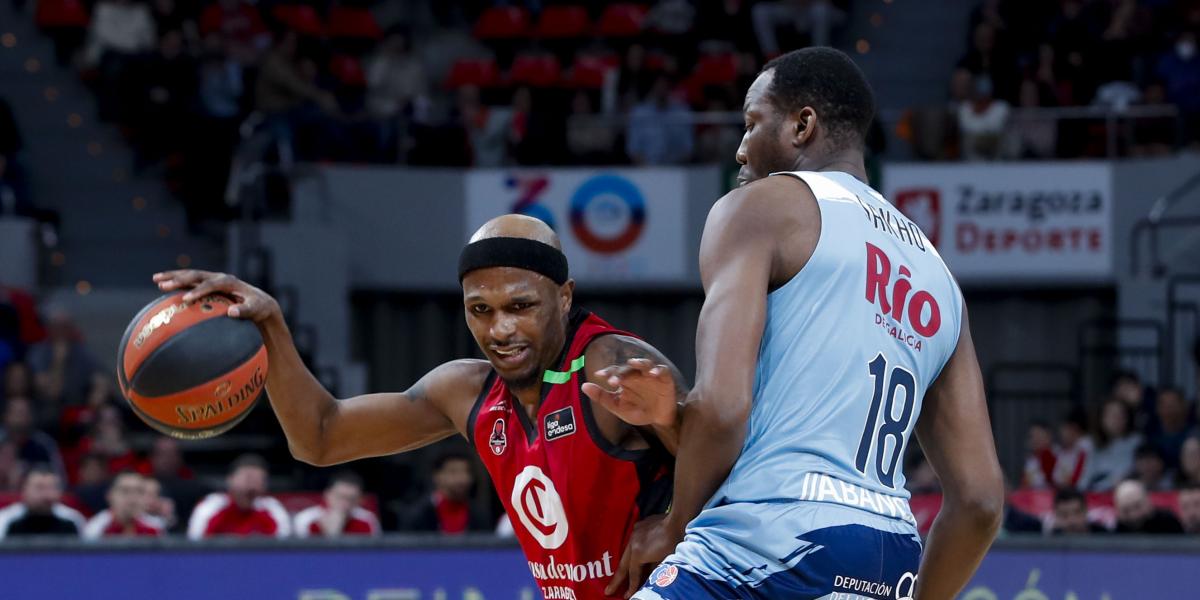 63-61: Yusta da el triunfo al Casademont Zaragoza con una canasta en el último segundo