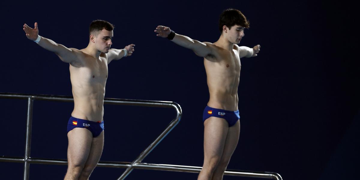 Max Liñán y Carlos Camacho, decimoterceros en saltos sincronizados en plataforma