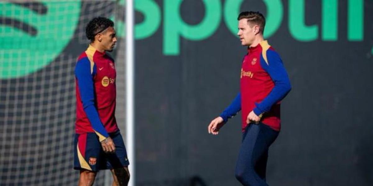 Ter Stegen y Raphinha, con el alta a punto, Sergi Roberto, aún no y Romeu será baja