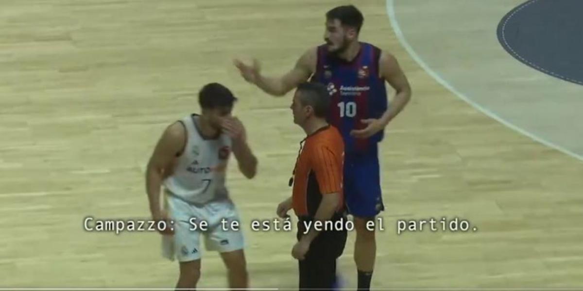 El audio de los árbitros en la final de la Copa; Campazzo: Se te está yendo el partido
