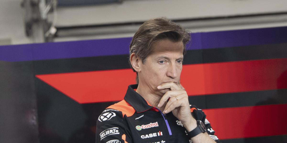 El cristalino aviso del jefazo de Aprilia a Martín después de su loca victoria en Silverstone: Queremos hacerle ver que está donde debe