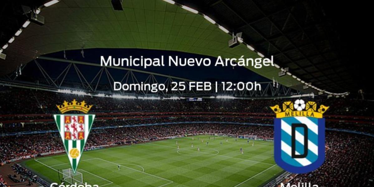 Previa del encuentro: el Córdoba recibe al Melilla en la vigésimo quinta jornada