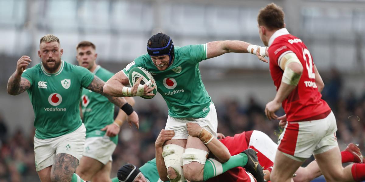 Irlanda domina, no da pie a la reacción galesa y acaba arrollando (31-7)