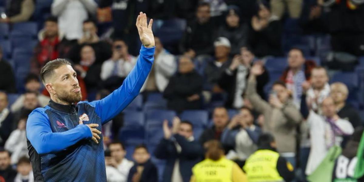 Ovación del Santiago Bernabéu a Sergio Ramos