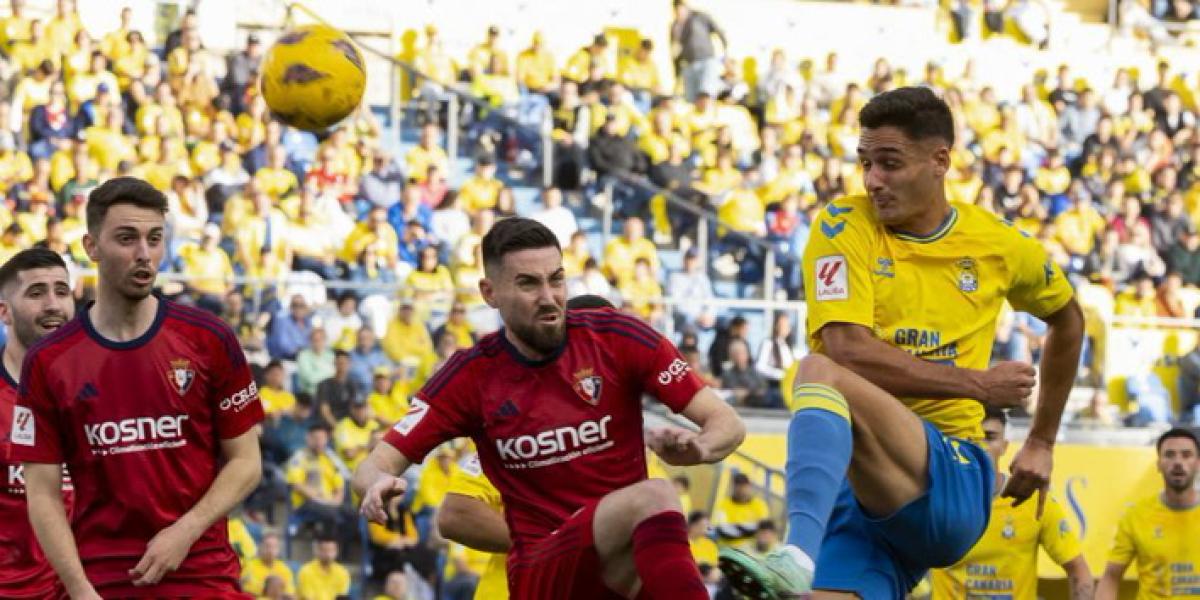 Empate justo entre Las Palmas y Osasuna