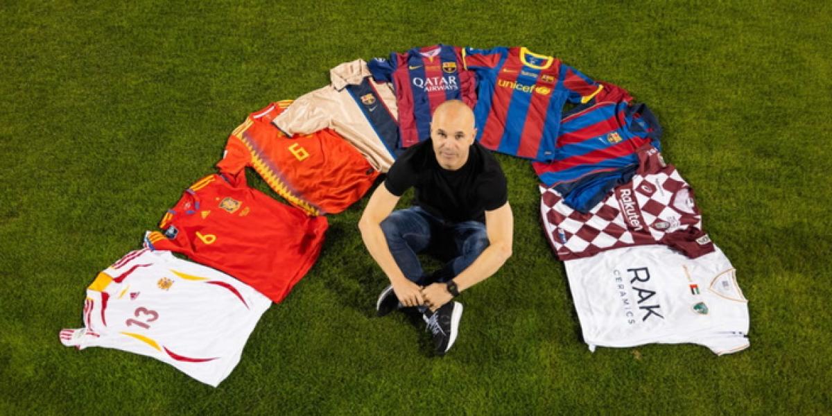 Andrés Iniesta cumple la mágica cifra de 1.000 partidos