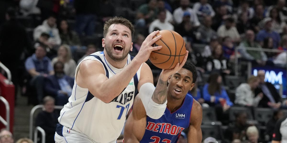 Un Doncic de récord no tolera el ridículo contra los Pistons