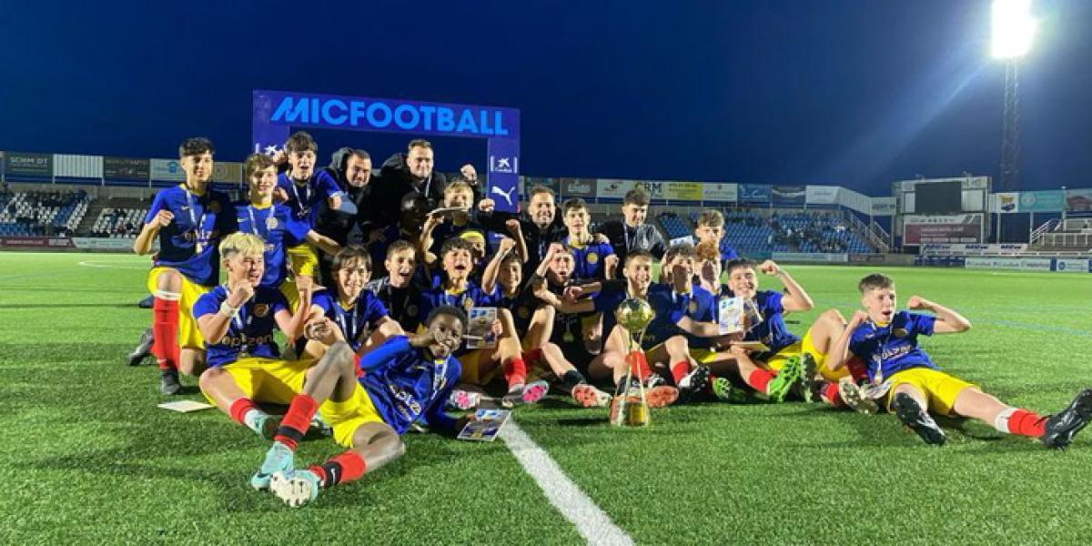 El Andorra se impone por 0-2 al AC Milan en la final de la categoría U13 del MIC 2024