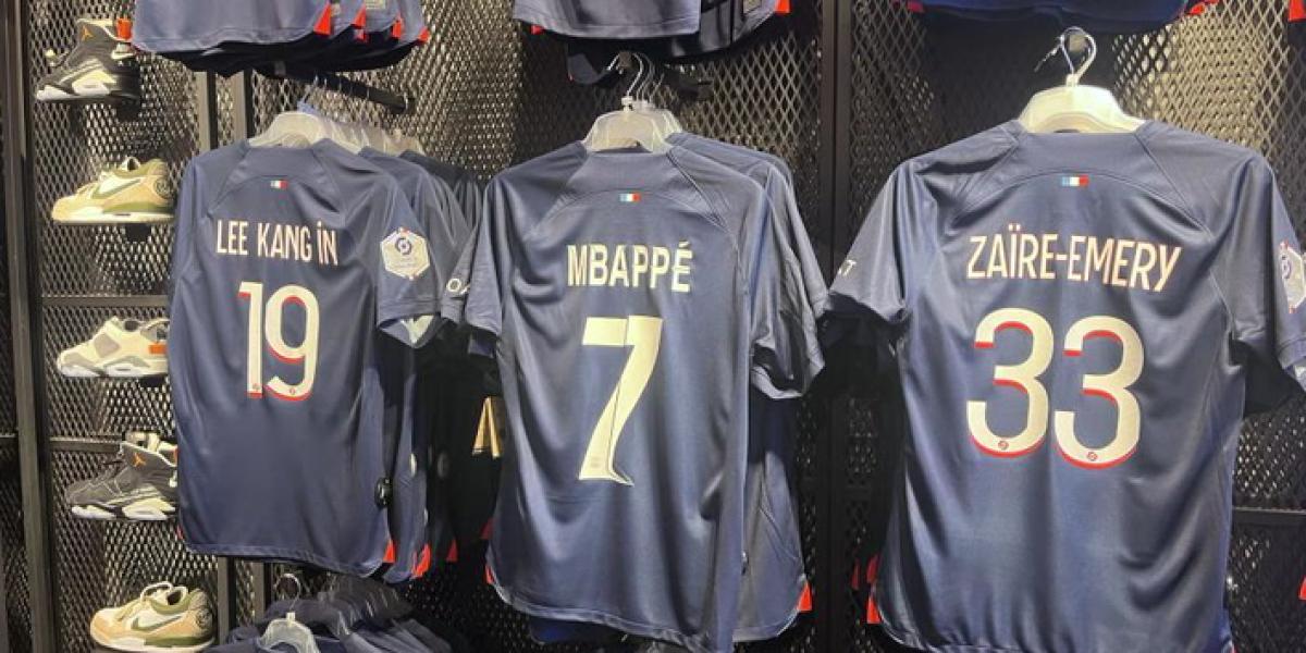 Más camisetas vendidas que Mbappé
