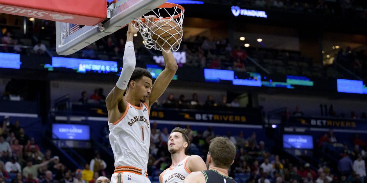 Victor Wembanyama sentencia a los Pelicans, que se deshinchan en el peor momento