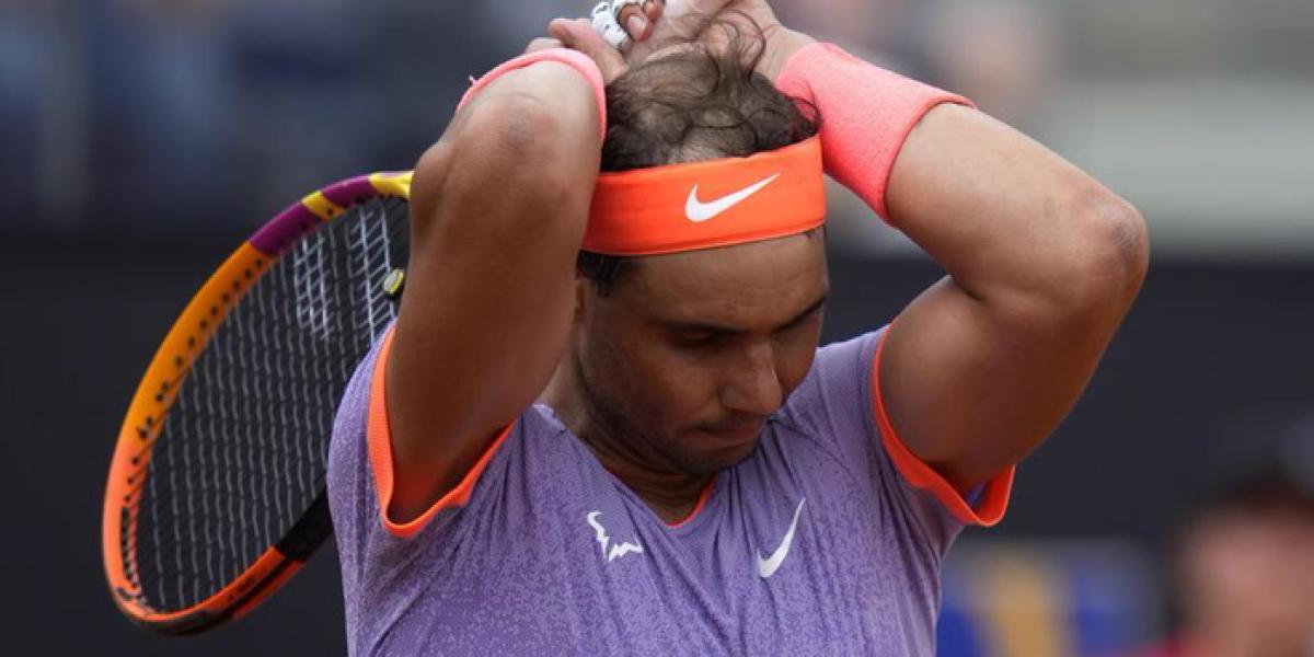 Cruel despedida de Nadal en Roma que deja Roland Garros en el aire