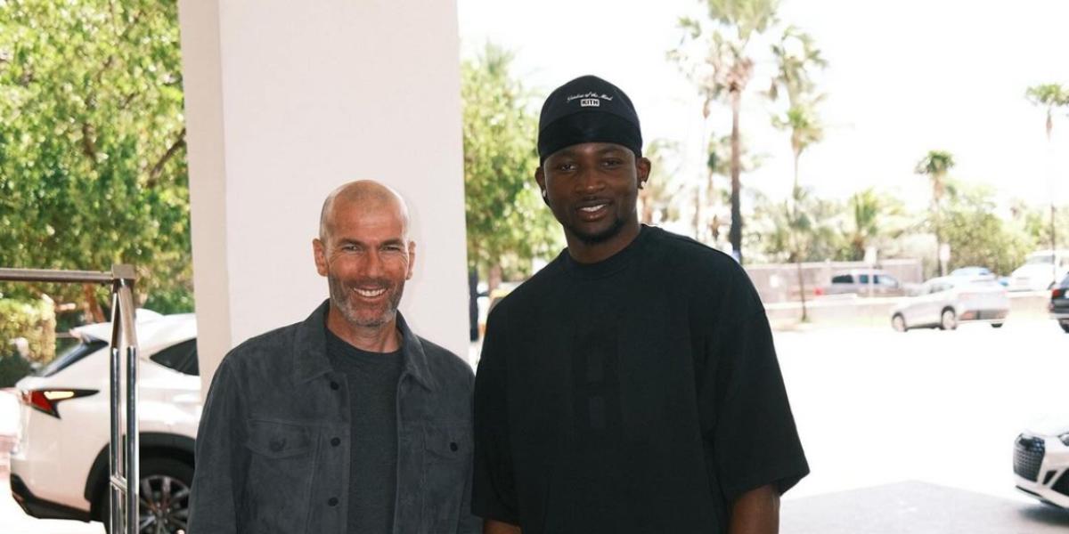 Una estrella de la NBA muestra sus respetos a Zidane