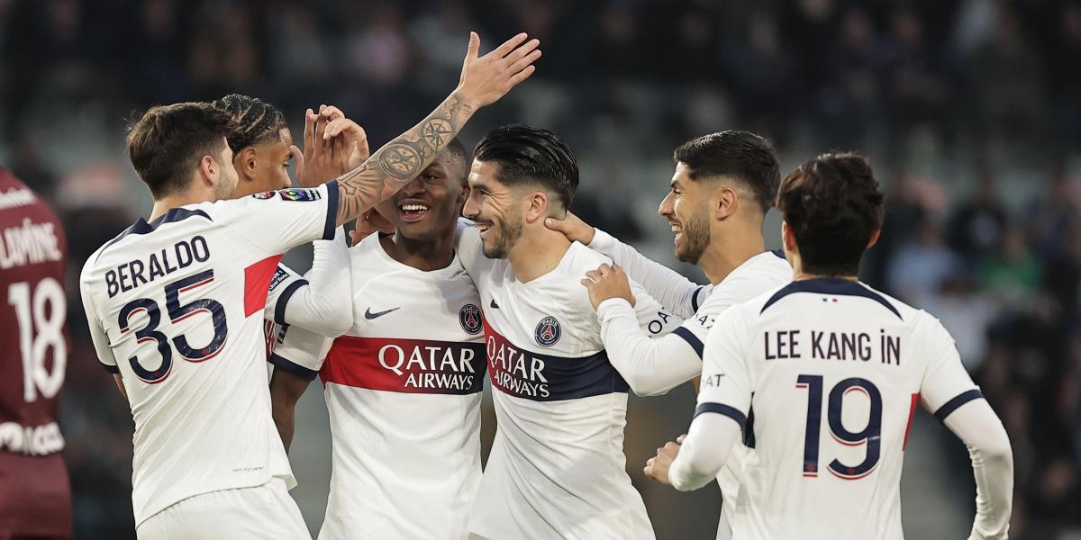 Luis Enrique prescinde de Mbappé pero el PSG acaba ganando