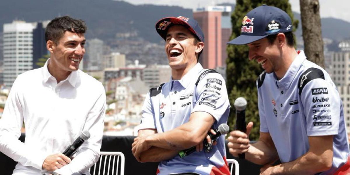 Los Márquez y Aleix Espargaró quieren ser protagonistas del GP de Catalunya