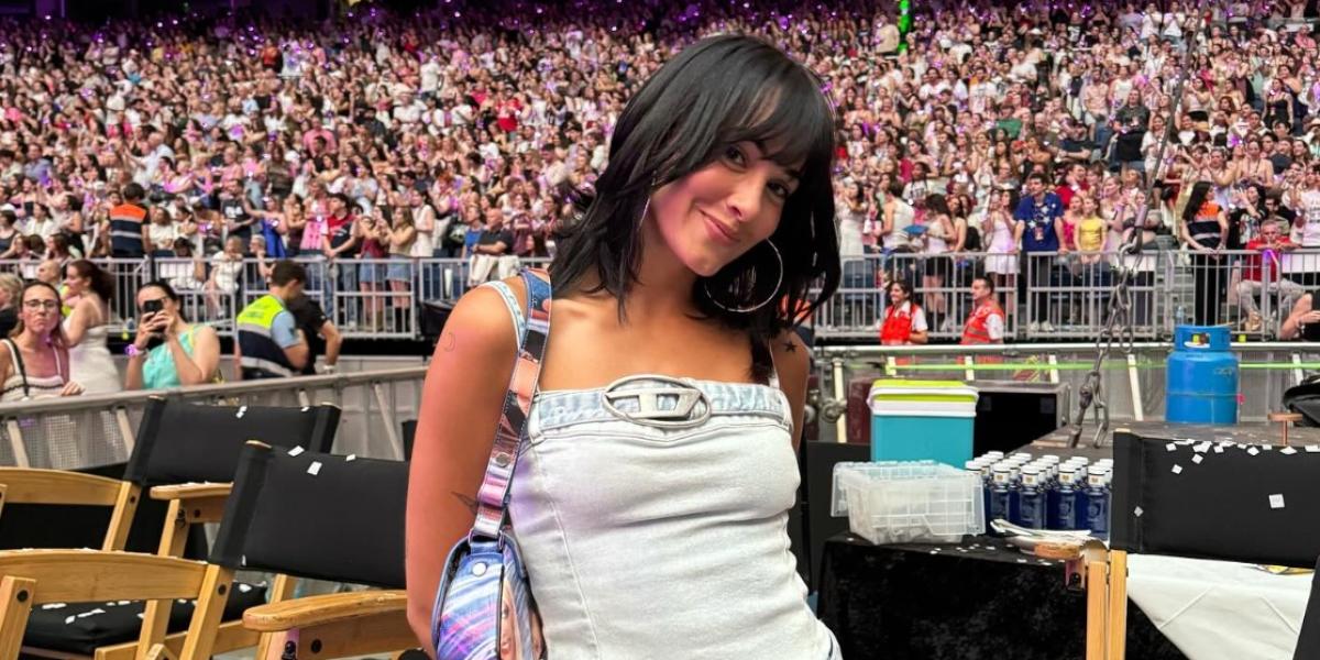 Aitana, pillada en el concierto de Taylor Swift como nunca antes la hemos visto